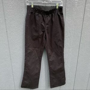 Soft Surroundings Pull On Canvas Style Pants Bootcut Leggings Black S